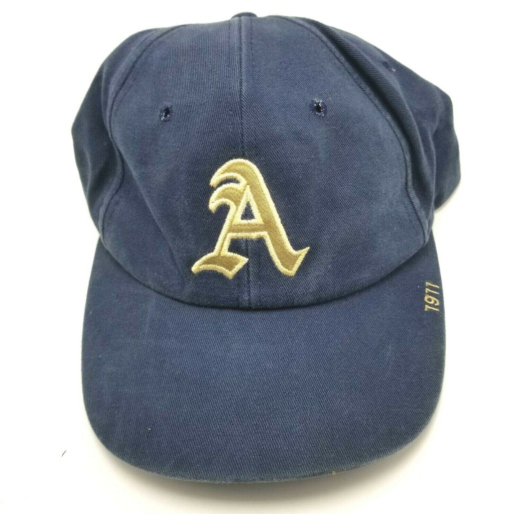 Ames Golf Iowa Sports Hat Cap Navy Blue Strapback